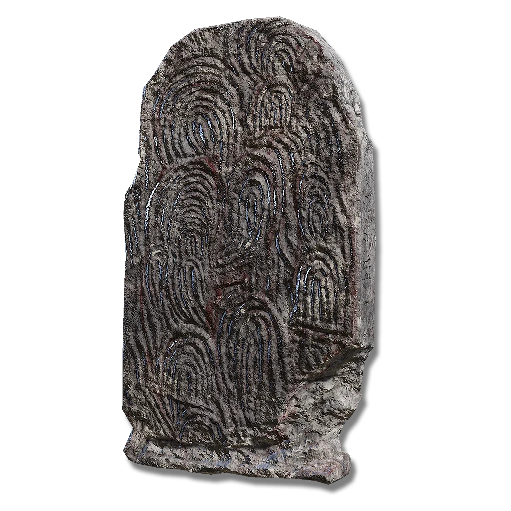 Fingerprint Stone Shield