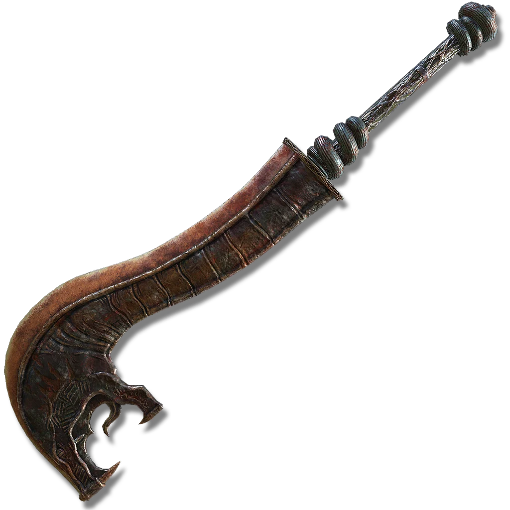 Serpent-God's Curved Sword
