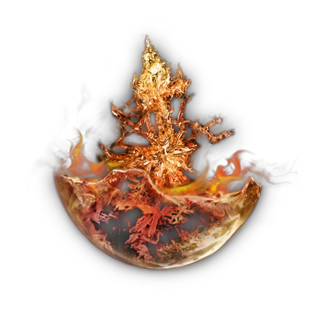 Flame-Shrouding Cracked Tear