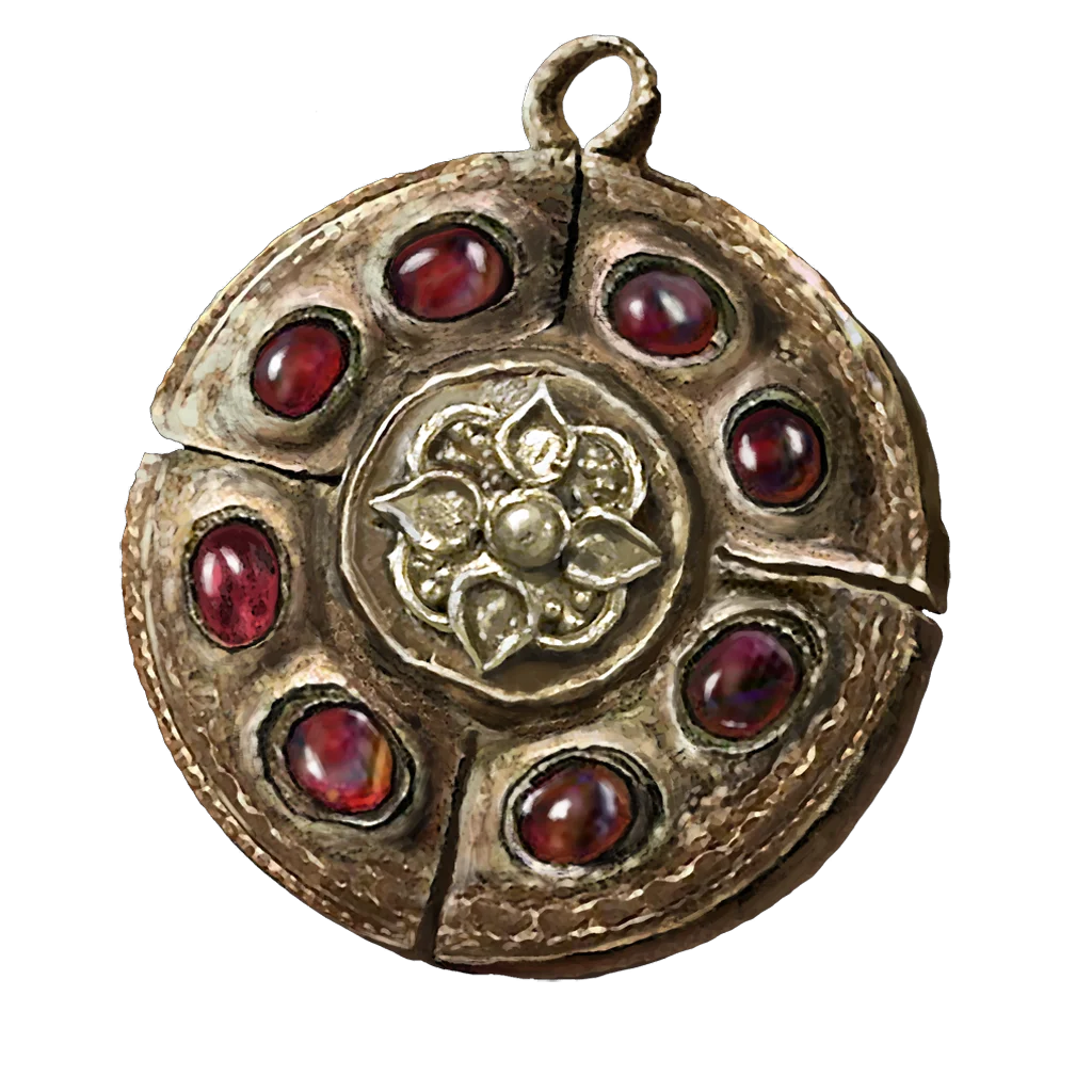 Crimson Amber Medallion +1